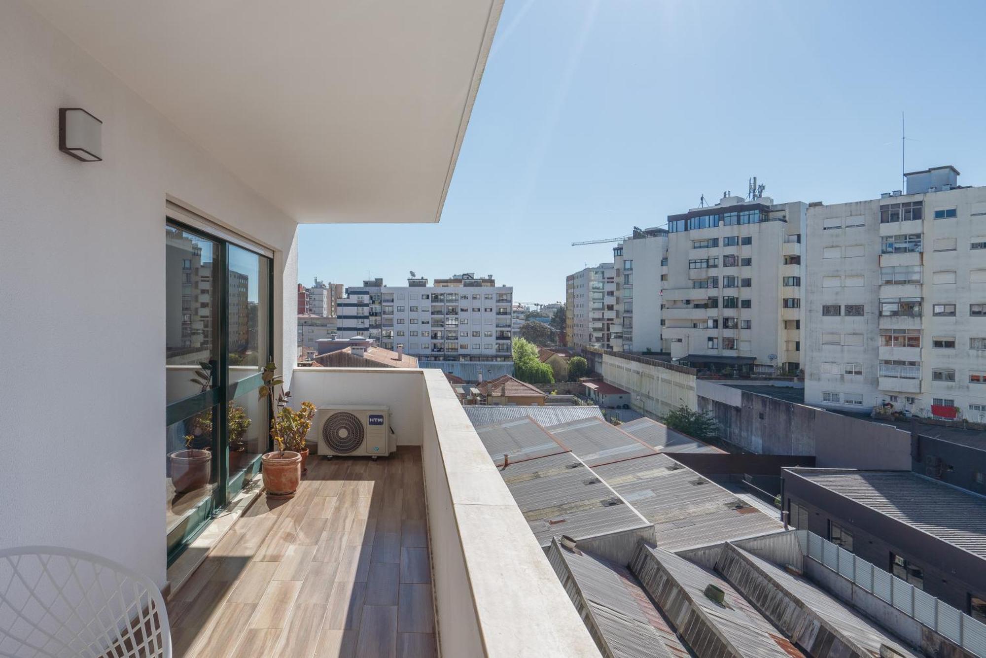 Gaia Terrace Apartamento Qian 2Br Ac L Free Parking Vila Nova de Gaia Eksteriør billede